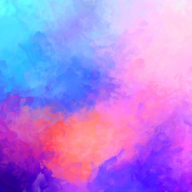 Duvar sanatı Eşsiz ve yaratıcı illüstrasyon. Fırça darbesi ile boyanmış. Renkli fırça darbelerinin soyut arkaplanı. Fırçalanmış canlı duvar kâğıdı. Boyalı sanatsal yaratım.