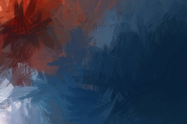 Renkli fırça darbelerinin soyut arkaplanı. fırçalanmış canlı duvar kağıdı. resmedilmiş sanat eseri. Eşsiz ve yaratıcı illüstrasyon.