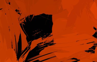 Sanatsal soyut arkaplan. Doku boyalı duvar kağıdı. Boya darbeleriyle yaratıcı bir illüstrasyon. Fırça desenli resim.