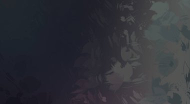 Vahşi fırça darbeleri. Taranmış Boyalı Soyut Arkaplan. Fırça darbesi ile boyanmış. Boya darbeleri. 2B Görüntü.