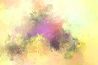 Sanatsal soyut arkaplan. Doku boyalı duvar kağıdı. Boya darbeleriyle yaratıcı bir illüstrasyon. Fırça desenli resim.