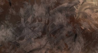 Modern sanat. Taranmış Boyalı Soyut Arkaplan. Fırça darbesi ile boyanmış. Boya darbeleri. 2B Görüntü