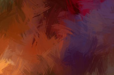 Renkli fırça darbelerinin soyut arkaplanı. fırçalanmış canlı duvar kağıdı. resmedilmiş sanat eseri. Eşsiz ve yaratıcı illüstrasyon.