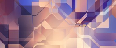 Soyut geometrik duvar kağıdı. Geometrik renkli şekiller. Çokgen arka plan. Bir teknolojinin dijital illüstrasyonuName.