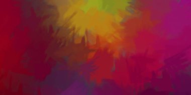 Fırça darbesi ile boyanmış. Sanatsal canlılık ve renkli duvar kâğıdı. Kaotik resim. Taranmış Boyalı Soyut Arkaplan. 