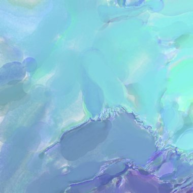 Çağdaş sanat. El işçiliğinin renkli dokusu. Modern resim. Yüzeyde suluboya vuruşlar. Sanatsal arkaplan resmi. Tablo üzerinde soyut resim. Fırça darbeleri. 