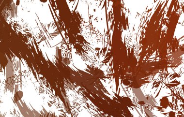 Sanatsal soyut arkaplan. Doku boyalı duvar kağıdı. Boya darbeleriyle yaratıcı bir illüstrasyon. Fırça desenli resim.