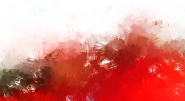 Canlı fırça darbeleriyle boyanmış. Renkli desenli resim. Fırçalanmış duvar kağıdını boya.