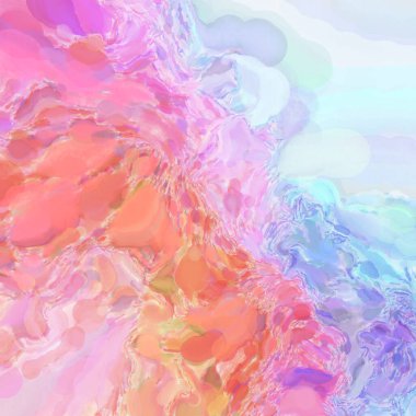 Çağdaş sanat. El işçiliğinin renkli dokusu. Modern resim. Yüzeyde suluboya vuruşlar. Sanatsal arkaplan resmi. Tablo üzerinde soyut resim. Fırça darbeleri. 