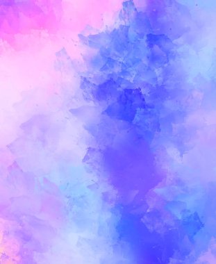 Yaratıcı soyut resim. Artistik fırça darbeleriyle donatılmış. Renkli ve canlı bir illüstrasyon. boyalı sanat.