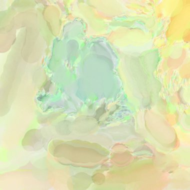 El yapımı sürreal soyut desenli suluboya. Modern sanatsal resim. 2D çizim. Arkaplan boyası karışımı. Yaratıcı duvar sanatı. Çağdaş sanat.