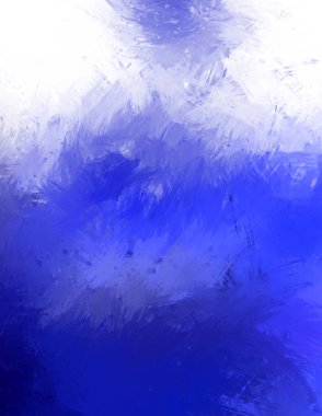 Yaratıcı soyut resim. Artistik fırça darbeleriyle donatılmış. Renkli ve canlı bir illüstrasyon. boyalı sanat