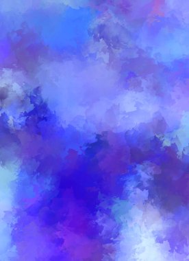 Yaratıcı soyut resim. Artistik fırça darbeleriyle donatılmış. Renkli ve canlı bir illüstrasyon. boyalı sanat.