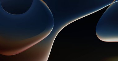 Soyut arkaplan. Değişken renk değişim dalgaları, dinamik hareketlerle. Işık dalgalarının neon renkli soyut tasarımı. Duvar kağıdı, afiş, arkaplan, kart, kitap illüstrasyonu, web sitesi.