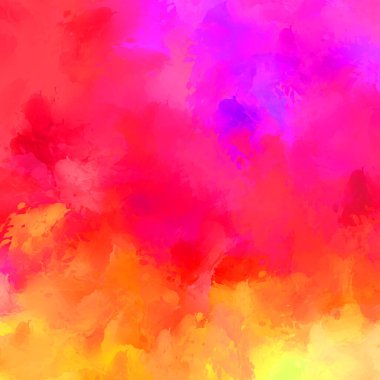 Boya darbeleri. 2D İllüstrasyon. Taranmış Boyalı Soyut Arkaplan. Fırça darbesi ile boyanmış. Modern sanat.