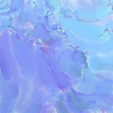 El yapımı sürreal soyut desenli suluboya. Modern sanatsal resim. 2D çizim. Arkaplan boyası karışımı. Yaratıcı duvar sanatı. Çağdaş sanat.