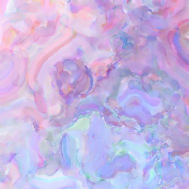 Pastel renklerde suluboya resim. Poster, duvar sanatı, afiş, kart, kitap kapağı ya da ambalaj için rahatlatıcı kompozisyonun yumuşak renkli çizimi. Modern fırça darbeleri resim.