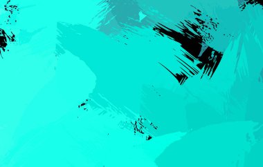 Sanatsal soyut arkaplan. Doku boyalı duvar kağıdı. Boya darbeleriyle yaratıcı bir illüstrasyon. Fırça desenli resim.