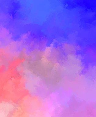 Modern sanat. Taranmış Boyalı Soyut Arkaplan. Fırça darbesi ile boyanmış. Boya darbeleri. 2B Görüntü.