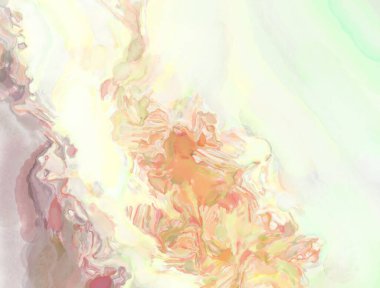 Taranmış Boyalı Soyut Arkaplan. Fırça darbesi ile boyanmış. Boya darbeleri. 2B Görüntü.