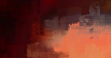 Çapraz vahşi fırça darbeleriyle arka plan. Renkli ve canlı bir tasvir. Boyalı sanat. Yaratıcı soyut resim.