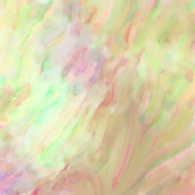 Pastel renklerde suluboya resim. Poster, duvar sanatı, afiş, kart, kitap kapağı ya da ambalaj için rahatlatıcı kompozisyonun yumuşak renkli çizimi. Modern fırça darbeleri resim.