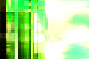 Renkli ve canlı geometrik şekiller katmanları var. Bir teknoloji planının dijital illüstrasyonu. Gelecekçi tasarım şablonu.