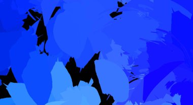 Canlı fırça darbeleriyle boyanmış. Renkli desenli resim. Fırçalanmış duvar kağıdını boya.