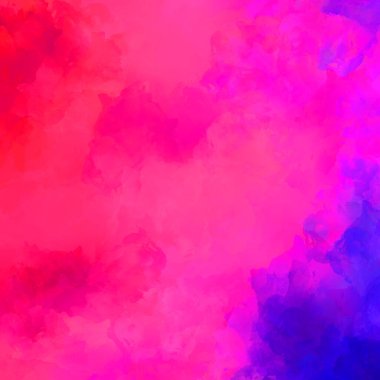 Canlı fırça darbeleriyle boyanmış. Renkli desenli resim. Fırçalanmış duvar kağıdını boya.