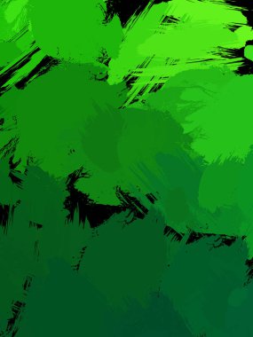 Duvar sanatı Eşsiz ve yaratıcı illüstrasyon. Fırça darbesi ile boyanmış. Renkli fırça darbelerinin soyut arkaplanı. Fırçalanmış canlı duvar kâğıdı. Boyalı sanatsal yaratım.