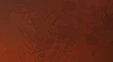 Fırça darbesi ile boyanmış. Sanatsal canlılık ve renkli duvar kâğıdı. Kaotik resim. Taranmış Boyalı Soyut Arkaplan. 