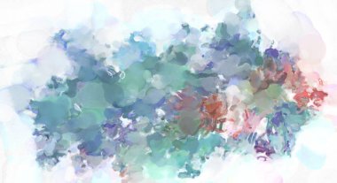 2D çizim. Sanatsal arkaplan resmi. Tablo üzerinde soyut resim. Çağdaş sanat. El yapımı resim. Renkli doku. Modern sanat eserleri. Yüzeyde suluboya fırça darbeleriyle boyama.