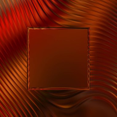 Soyut çerçeveli arkaplan. Renkli, canlı, dalgalı bir duvar kağıdı. Merkezi çerçeveli yaratıcı grafik 2d çizim. Dinamik şekilli modaya uygun sıvı örtüsü.