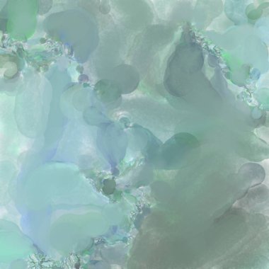 El yapımı sürreal soyut desenli suluboya. Modern sanatsal resim. 2D çizim. Arkaplan boyası karışımı. Yaratıcı duvar sanatı. Çağdaş sanat.