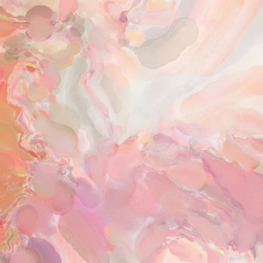 El yapımı sürreal soyut desenli suluboya. Modern sanatsal resim. 2D çizim. Arkaplan boyası karışımı. Yaratıcı duvar sanatı. Çağdaş sanat.