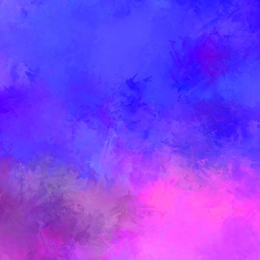 Duvar sanatı Eşsiz ve yaratıcı illüstrasyon. Fırça darbesi ile boyanmış. Renkli fırça darbelerinin soyut arkaplanı. Fırçalanmış canlı duvar kâğıdı. Boyalı sanatsal yaratım.