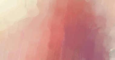 Yumuşak suluboya duvar kağıdı. Hafifçe fırçalanmış renkleri olan sanatsal bir resim. Pastel renkler arkaplana dokunmuş. Soyut duvar sanatı..