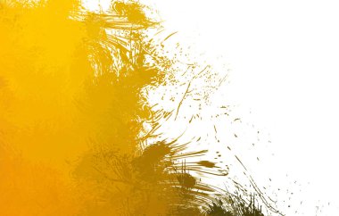 Duvar sanatı Eşsiz ve yaratıcı illüstrasyon. Fırça darbesi ile boyanmış. Renkli fırça darbelerinin soyut arkaplanı. Fırçalanmış canlı duvar kâğıdı. Boyalı sanatsal yaratım.