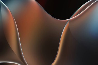 Soyut arkaplan. Değişken renk değişim dalgaları, dinamik hareketlerle. Işık dalgalarının neon renkli soyut tasarımı. Duvar kağıdı, afiş, arkaplan, kart, kitap illüstrasyonu, web sitesi.