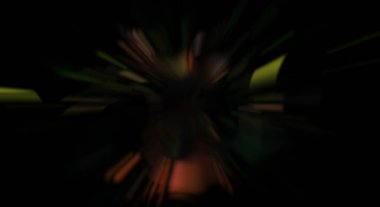 Işık parçacık izleri. Parlayan parçacıkları ve çizgileri olan ışık patlaması yıldızı. Güzel hareketli soyut ışın arkaplanı.