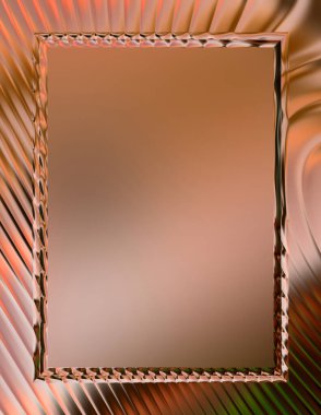 Soyut çerçeveli arkaplan. Renkli, canlı, dalgalı bir duvar kağıdı. Merkezi çerçeveli yaratıcı grafik 2d çizim. Dinamik şekilli modaya uygun sıvı örtüsü.