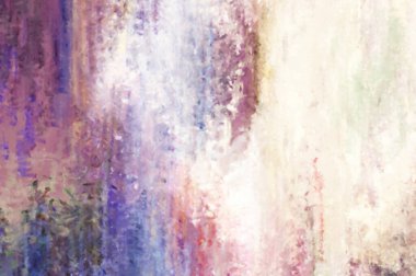 Modern sanat. Renkli çağdaş sanat eserleri. Renkli boya darbeleri. Soyut arkaplanda fırça darbeleri. Fırça boyası. Eşsiz duvar sanatı.