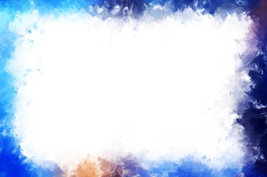 Modern sanat. Taranmış Boyalı Soyut Arkaplan. Fırça darbesi ile boyanmış. Boya darbeleri. 2B Görüntü