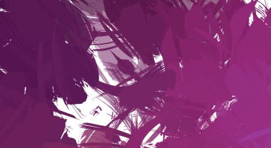 Renkli fırça darbelerinin 2B çizimi. Dekoratif doku resmi. Canlı boya desenli arka plan. Kaotik fırça darbeleri resim.