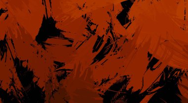 Sanatsal soyut arkaplan. Doku boyalı duvar kağıdı. Boya darbeleriyle yaratıcı bir illüstrasyon. Fırça desenli resim.