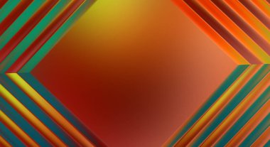 Soyut çerçeveli arkaplan. Renkli, canlı, dalgalı bir duvar kağıdı. Merkezi çerçeveli yaratıcı grafik 2d çizim. Dinamik şekilli modaya uygun sıvı örtüsü.