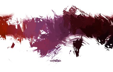 resmedilmiş sanat eseri. fırçalanmış canlı duvar kağıdı. Eşsiz ve yaratıcı illüstrasyon. Renkli fırça darbelerinin soyut arkaplanı. 