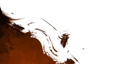 Taranmış Boyalı Soyut Arkaplan. Vahşi kaotik fırça darbeleri. Boya darbeleri. 2D İllüstrasyon. Fırça darbeli resim. 