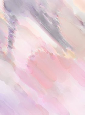 Modern fırça darbeleri. Pastel renklerde suluboya resim. Poster, duvar sanatı, afiş, kart, kitap kapağı veya ambalaj için sakinleştirici kompozisyonun yumuşak renkli çizimi. 