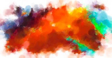 Çılgın suluboya şablonu. Yaratıcı soyutlama. Modern sanat eserleri. 2D çizim. Dijital doku duvar kağıdı. Sanatsal sulu arkaplan malzemesi. 